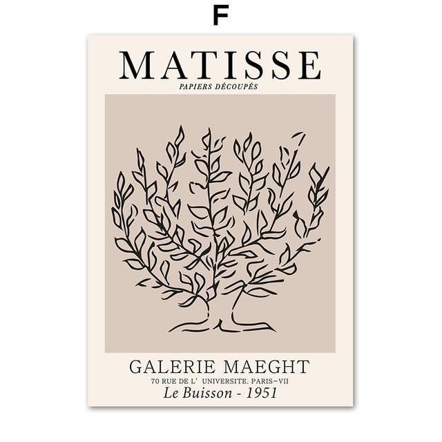 Абстрактные линии Матисса, девушки, коралловые формы, настенная живопись на холсте, плакаты на скандинавскую тему и принты, настенные панно для декора гостиной