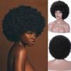Women Fashion Afro Puff Curly Wig Black Afro Fluffy Synthetic Fiber Wigs for Women