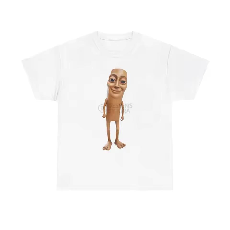 Tung Tung Tung Sahur T-Shirt | Brainrot Tung Tung Meme Unisex Heavy Cotton Tee