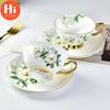 Привет, 300 мл, европейский стиль, капок, костяной фарфор, молочная кофейная кружка, фарфоровая чайная чашка, набор керамических чашек