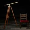 Gift Idea Telescope Stand Brass with Wooden