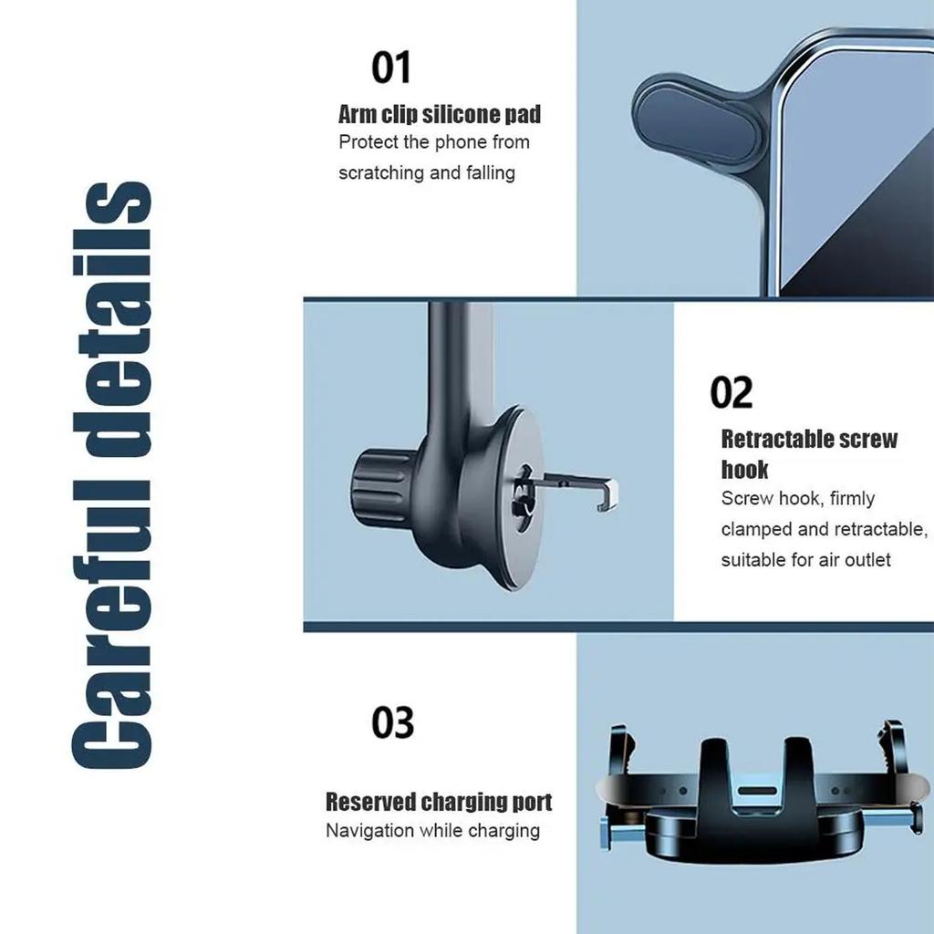 Car Mobile Phone Holder Universal Car 360 Degree Car Navigation Fixed Support Bracket