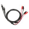 2pcs P1011 BNC Q9 to Dual Crocodile Clip Oscilloscope Test Probe   Cable