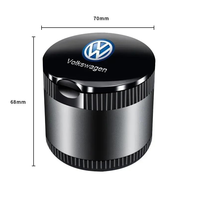 LED Car Ashtray Flame Cigarette Holder Accessories for Volkswagen VW Rline GOLF JETTA PASSAT Polo SCIROCCO TOUAREG TOURAN T-ROCKD1