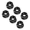 6x Rear Sprocket Nuts M10 X 1 Black For Ducati 1098 1098S 1098R 1198 S 2007-2011
