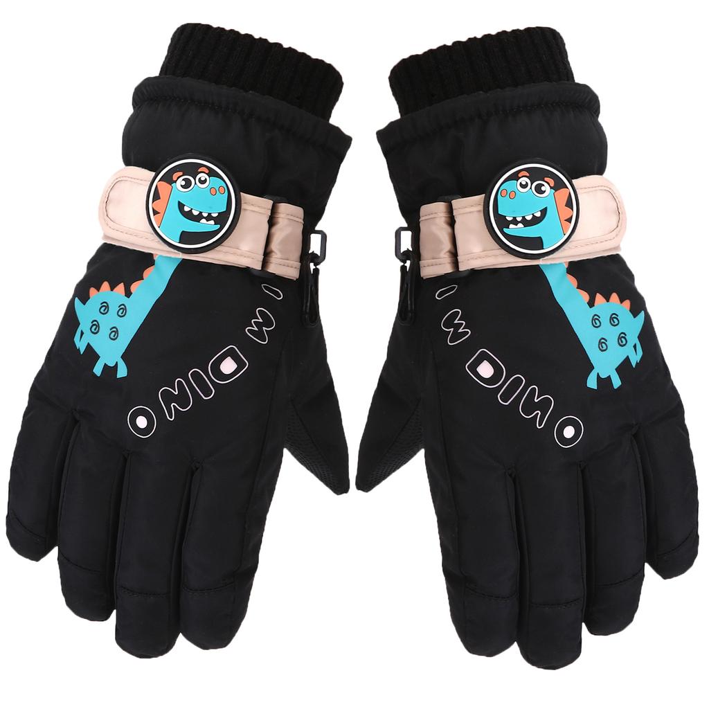 Children's Ski Gloves Cartoon Cute Winter Outdoor Skiing Cycling Warm And Wear Resistant