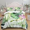 Tropical Palmtree Leaves Bedding Set King Queen Double Full Twin Single Size Duvet Cover Pillow Case Bed Linen Set