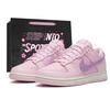 Nike Кроссовки Dunk Crimson Sakura со снегом Устойчивые к истиранию Устойчивые к истиранию Низкие Скейтбордические туфли Женские Розово-фиолетовые HJ5870-600(Команда1321-)