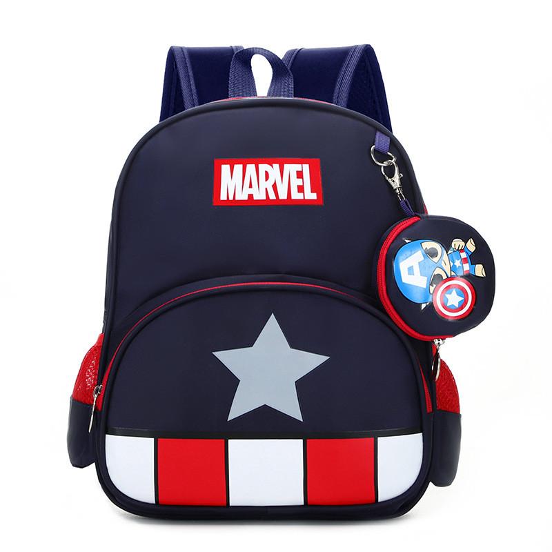 Captain America Spiderand Sofia Children Backpack Cartoon