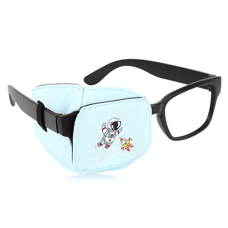 Детский патч для глаз из чистого хлопка при амблиопии для послеоперационных тренировок зрения и коррекции косоглазия/дальнозоркости