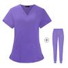 2024 Women Wear Scrub Suits Hospital Doctor Working Uniform Medical Surgical Multicolor Unisex Uniform Nurse Accessories