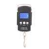 Electronic Hook Scale LCD Digital Hanging Fishing 50kg with 1meter Concealed Tape Measure