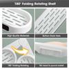Punch-Free Bathroom Shelves Revolving Shelf Corner Storage Rack For Makeup Home Storage Organizer Bathroom Accessories Set