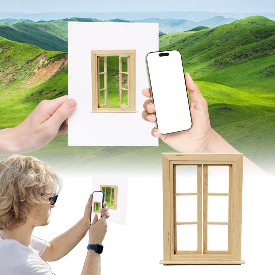 Creative Window Frame Photography Prop for Travel Photos Portable Outdoor Photography Frame Enhances Landscapes And Subjects Gift for Photographers