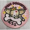 Used Narumiya Characters Embroidered Can Badge Biscuit Bandai