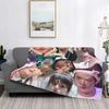 Плед Lee Know Collage 2024 из ультрамягкого микрофлиса