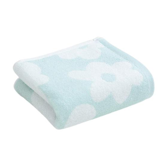 Банное полотенце Быстросохнущее Впитывающее Мягкое Полотенце для рук Цветочный дизайн Двусторонняя прострочка