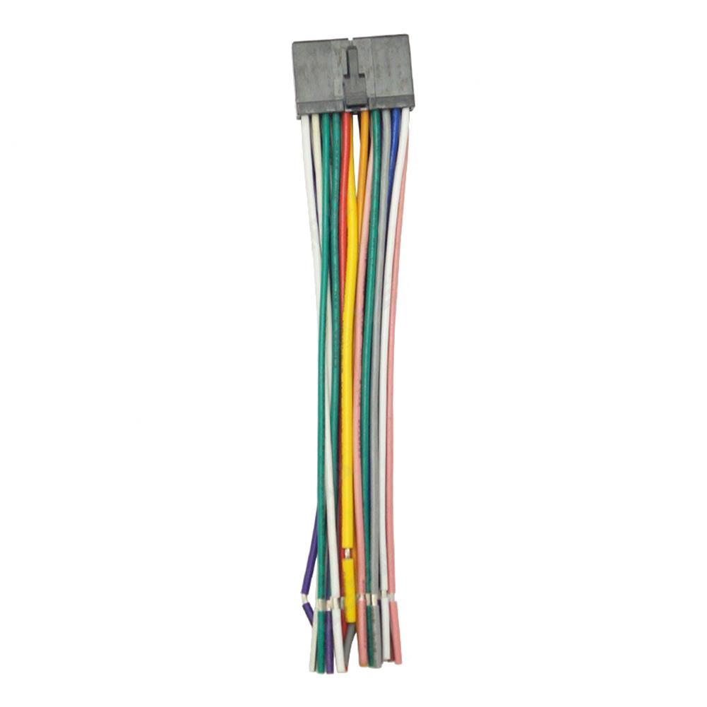 Автомобильный радиоприемник, жгут проводов, 20-контактный аудиоадаптер, соединительный кабель для CD, DVD, Т-образный разъем, шнур питания, модифицированные детали, аксессуары