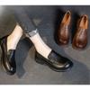 Loafers Women's Soft-soled Single Shoes Fashionable Lazy Shoes Women's One-step Retro Style