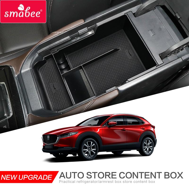 Для Mazda CX-30 CX30 2020 -2024 Центральная консоль Подлокотник Ящик для хранения Лоток Органайзер Аксессуары Уборка