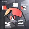 Performance Sports Sunglasses Clear MTB Bicycle Riding Shield Lens Guaranteed Red Polarized Set for Cycling Outdoor Fishing