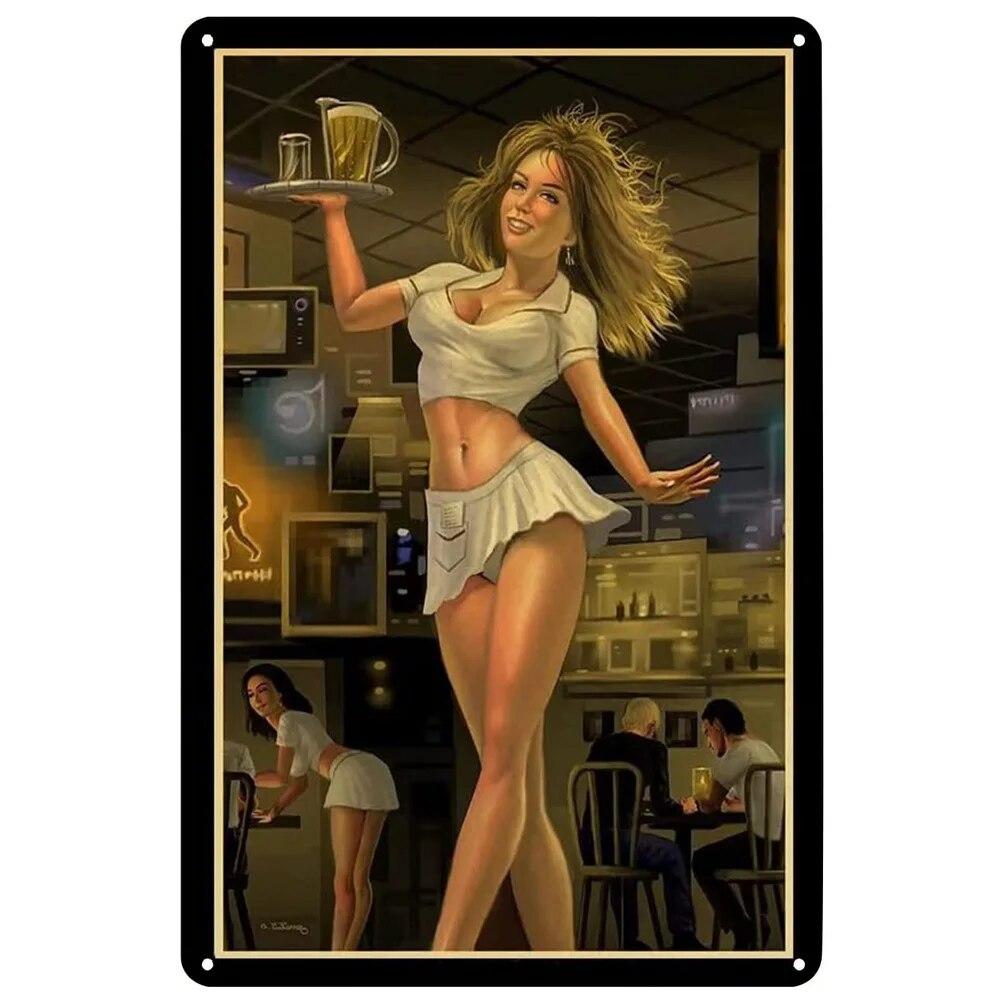 Винтажная чашка для пива Miller High Life, металлическая жестяная вывеска, плакаты, тарелка, Настенный декор для дома, бара, гаража, кафе, клуба, ретро постеры, доска