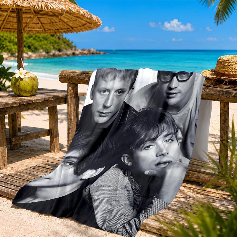 1PC Blur Music Beach Towel for Adults/Family ,Beach Towel, Ultra Absorbent Quick-Drying Pool Towels for Travel, Swimming, Camping Gift