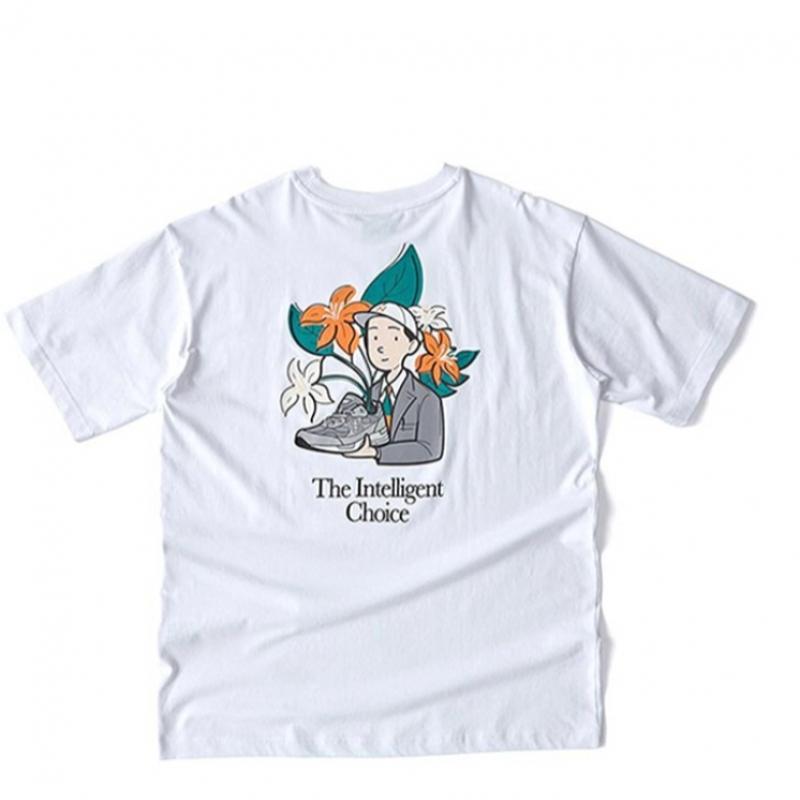 Новый баланс Uni Ivy Boy садоводство с коротким рукавом Nbnec2l343 10