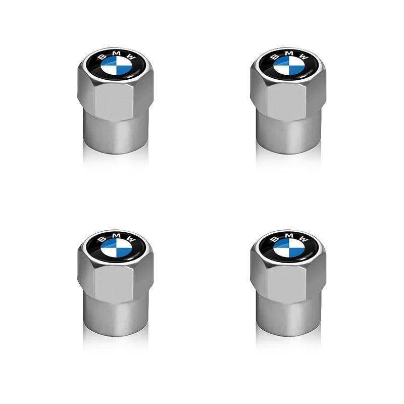 4Pcs Car Wheel Tire Valve Caps Air Stem Covers Accessories E46 E39 E70 F10 F20 F30 X5 X6 X1 M3 M5 M6 E71 F01 F02 F87 HJ5