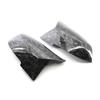 Upgrated Rearview Mirror Shells Side Wing Mirror Cover Cap Pair Replacement for BMW F32 F30 F31 F33 F36(Forged carbon