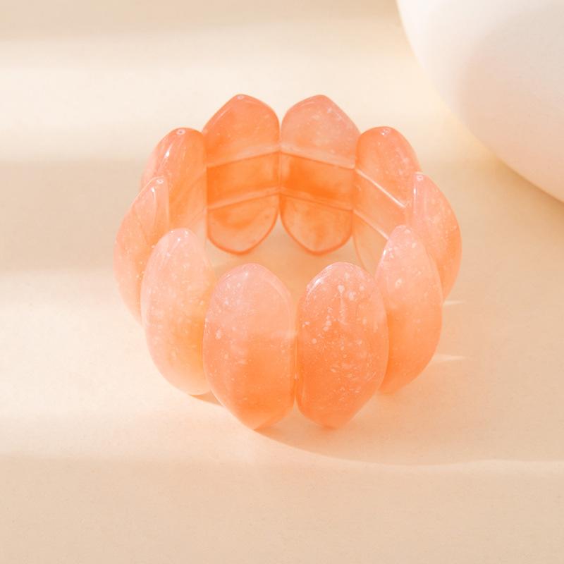 Персонализированный эластичный браслет с бусинами, плетеный, нишевого цвета, размытый акриловый браслет, браслет в стиле 'wind'