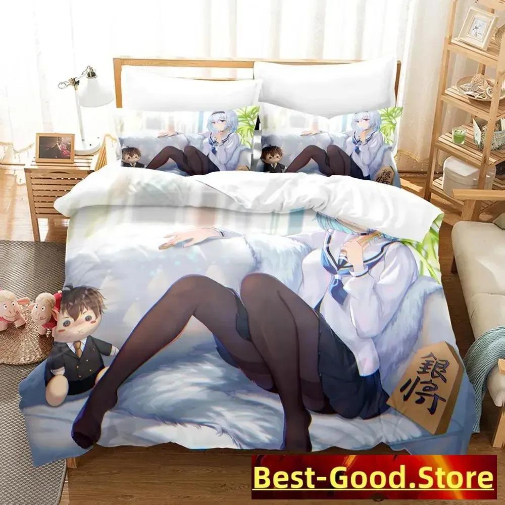 Работа Рюо никогда не заканчивается! Комплект постельного белья Single Twin Full Queen King Size Bed Set Adult Kid Bedroom Duvetcover Sets Anime