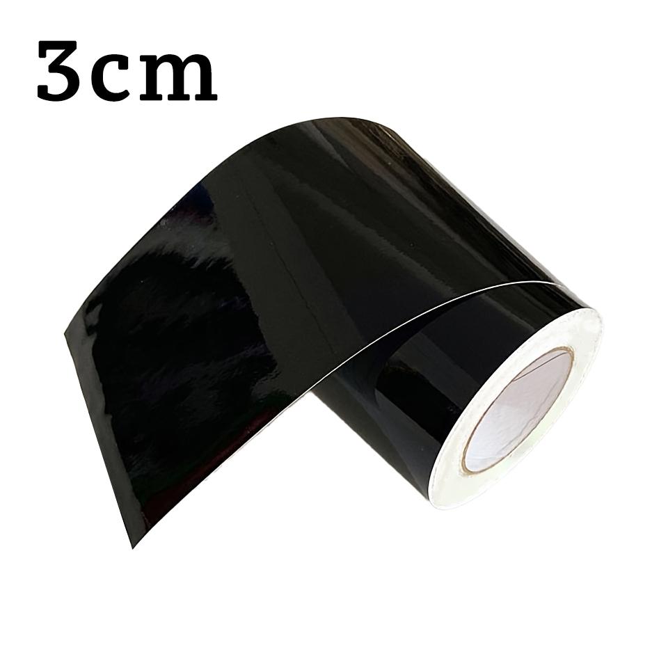 Автомобильная 3D-лента из углеродного волокна, виниловая матовая наклейка на зеркало двери, самоклеящаяся защитная пленка, самостоятельная защита, водонепроницаемая