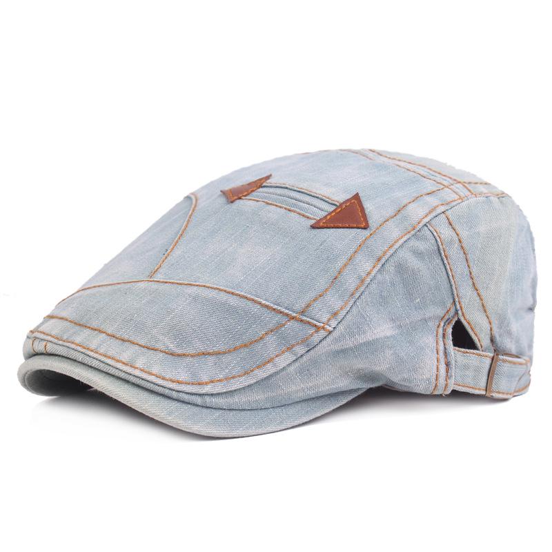 Ковбойский берет мужской шляпа Forward Hat Outdoor Travel Sun Hat Корейская версия Vintage Women's Duckbill Hat