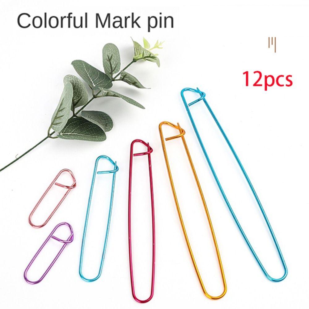 Sizes Colorful Weaving Tool Stitch Holders Set Yarn Markers For Knitting Crocheting Mark Large Pin