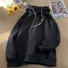 Unisex Casual Hoodie Long Sleeve Loose Sweatshirt Men Women Daily Wear Pullover Hooded Top