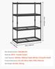 Storage Shelves 4 Tier Adjustable Heavy Duty Garage Shelving Unit 2400 lbs