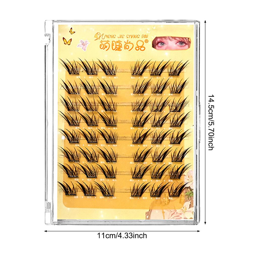 8 рядов натуральные без клея наращивание накладных ресниц манга отдельные пучковые ресницы для женщин девушек продукты для ежедневного макияжа