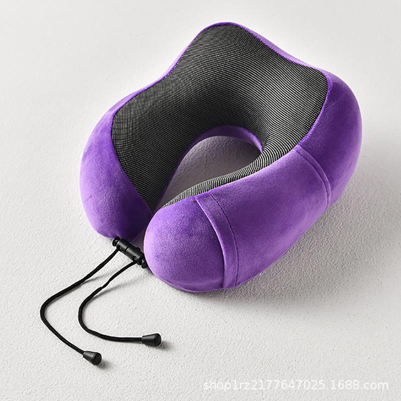 Memory cotton u-shaped pillow comfortable storage neck pillow office nap magnetic cloth neck pillow
