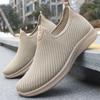 Mens Shoes Breathable Slip On Running Sneakers Comfortable Summer Sport Tennis Shoes for Man Non Slip Lightweigh Flats for Male