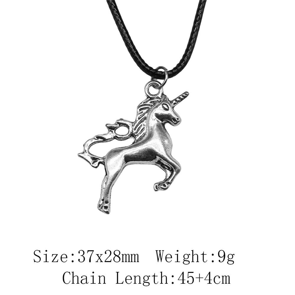 Новинки Чокеры Ожерелья Для Женщин Ожерелье С Слоном И Лошадью Кожаная Цепочка 45см Сувенирные Подвески На Шею