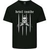Devil Inside Grim Reaper Satan Skull Gothic Unisexs Light Cotton TShirt