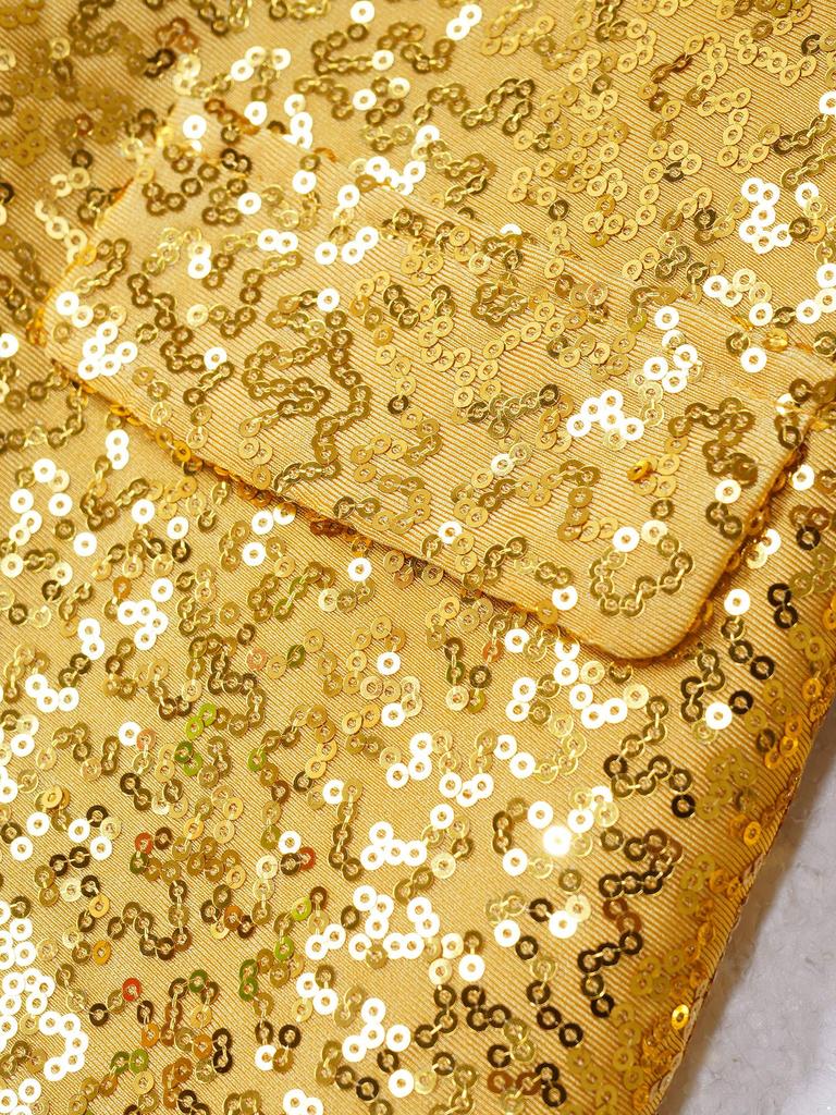 Блейзер для мальчиков с блестящими пайетками и лацканами на одной пуговице, пиджак для свадьбы, выпускного вечера, торжественная куртка для ужина, детское пальто