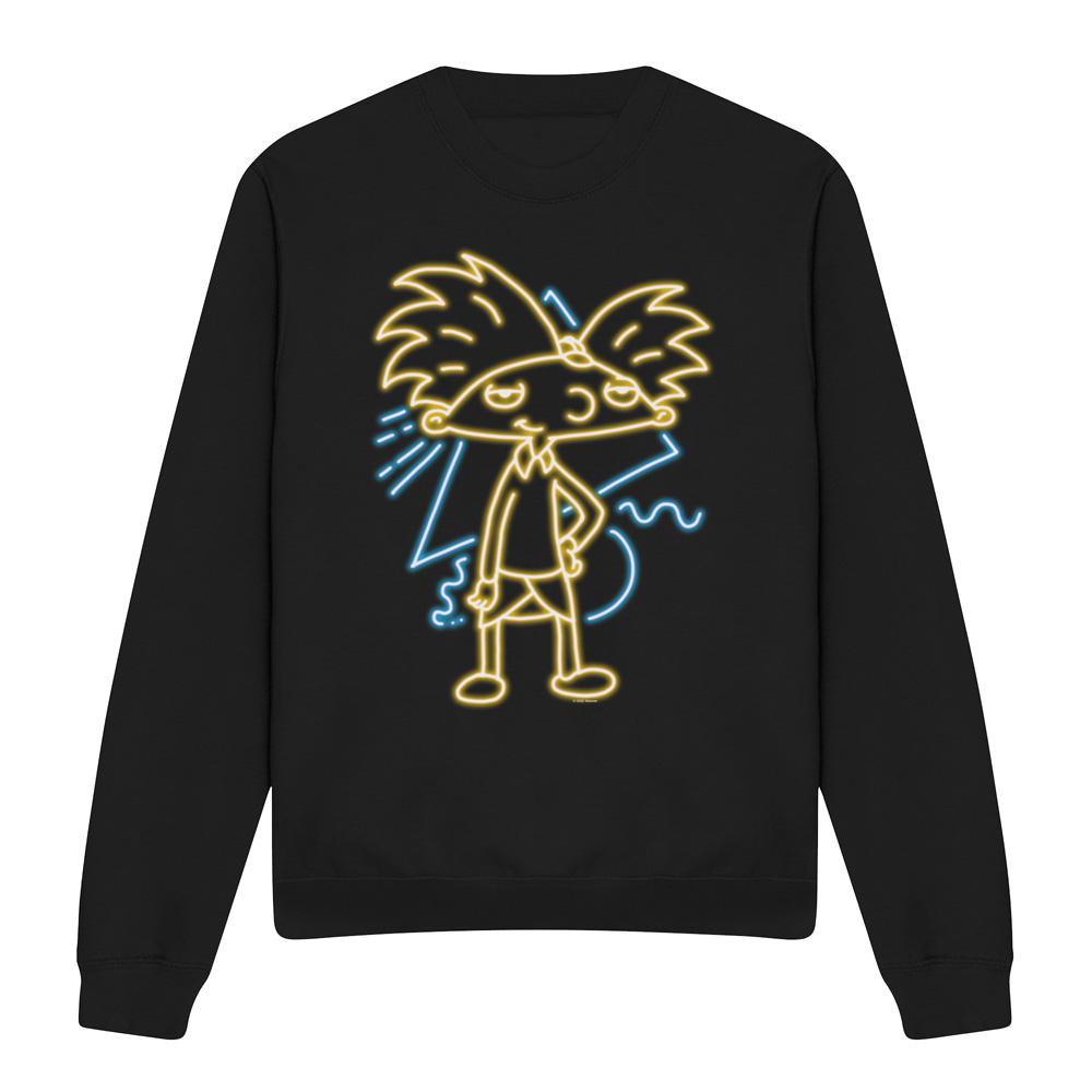 Hey Arnold! Unisex Adult Neon Sweatshirt