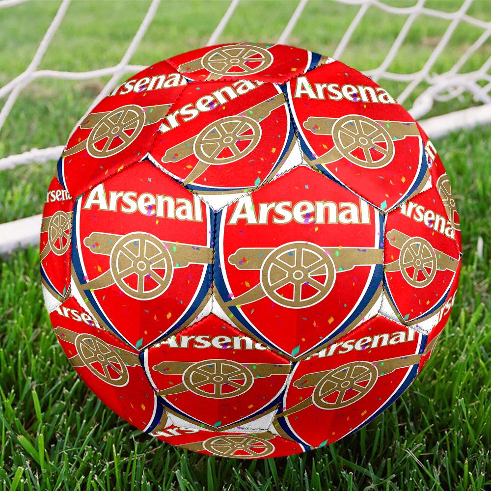 Футбольный мяч Arsenal F.C. Размер 5, Стандартный мяч для матчей, спортивных игр и тренировок команды, Идеальный подарок для фанатов футбола