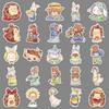 50 Pictures of Forest Animal Graffiti Stickers Cartoon Cute Guka Decorative Mobile Phone Case Water Cup Stickers