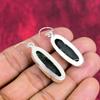 Серьги из цельного серебра 925 пробы с черным ониксом, серьги из драгоценных камней ручной работы на День памяти