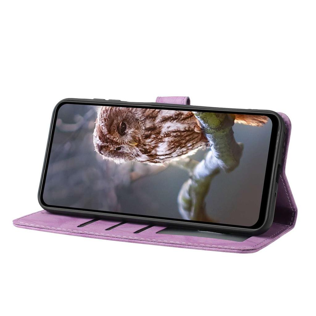 Восьмицветный рельефный чехол-кошелек с совой для Samsung Galaxy A12 A15 A26 S20-S25..., откидной дизайн с отделениями для карт