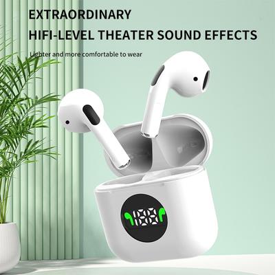Pro4 TWS Bluetooth-гарнитура Светодиодный цифровой дисплей Наушники HiFi Беспроводные наушники Спортивная музыкальная гарнитура