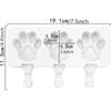 Форма для мороженого и мусса «Кошачья лапка» из пищевого силикона — 3 полости, в форме персонажа мультфильма, в комплекте 20 деревянных палочек